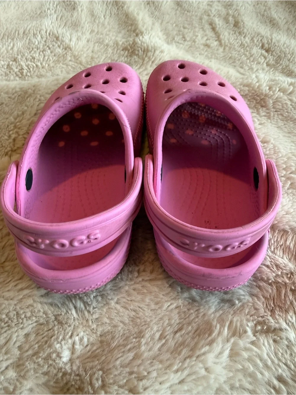Crocs Kids' Classic Clog Slip-On Lightweight Pink Sandals Sz C9